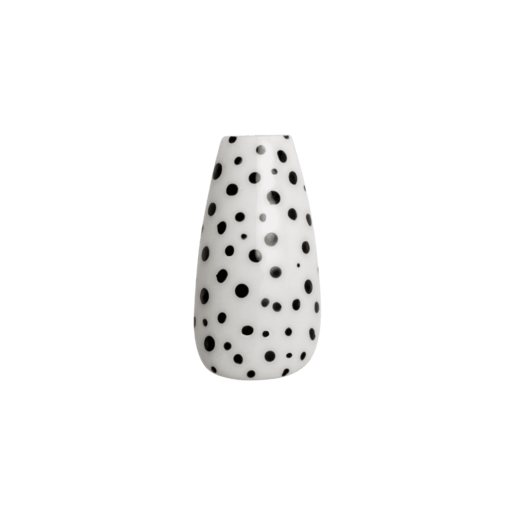 Polka dot nail art