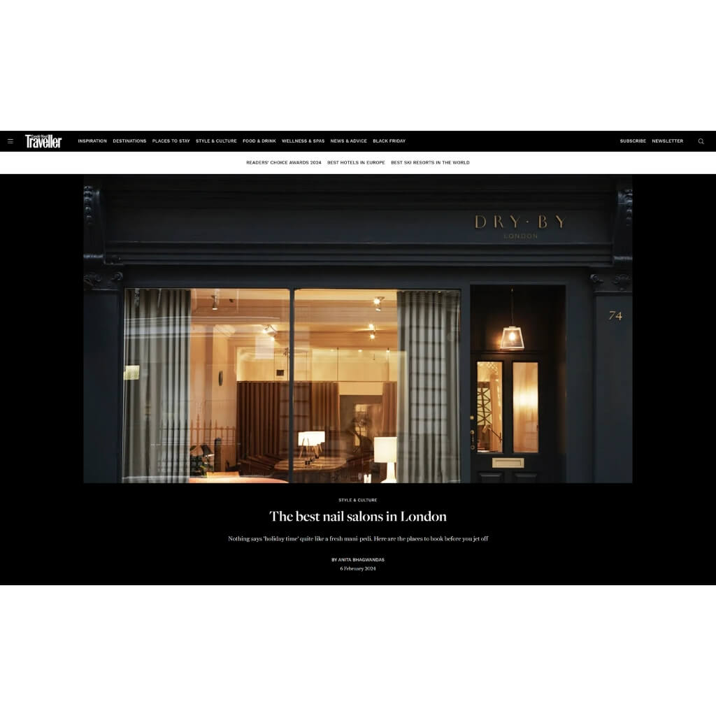 Paint Nails London featured in an article in traveller magazine