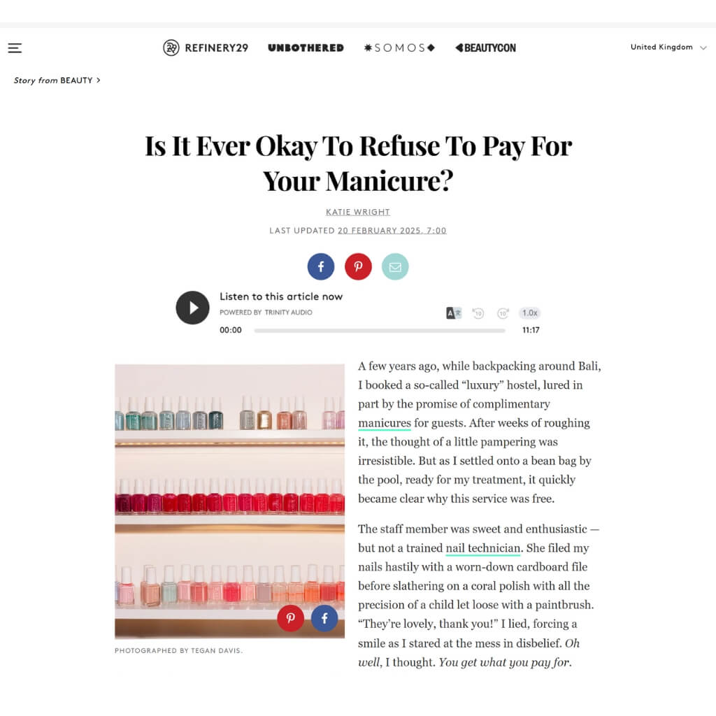 Refinery 29 Manicure