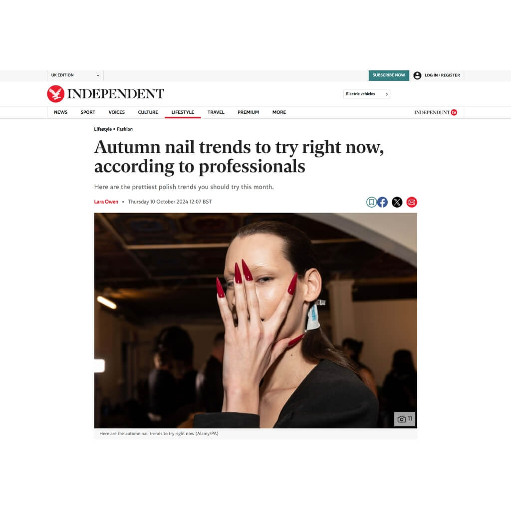 Paint Nails London featured in an article in the independent