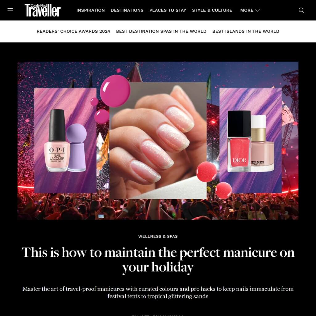 Conde Nast Traveller holiday nails