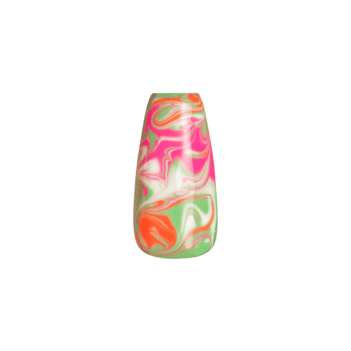Abstract nail art