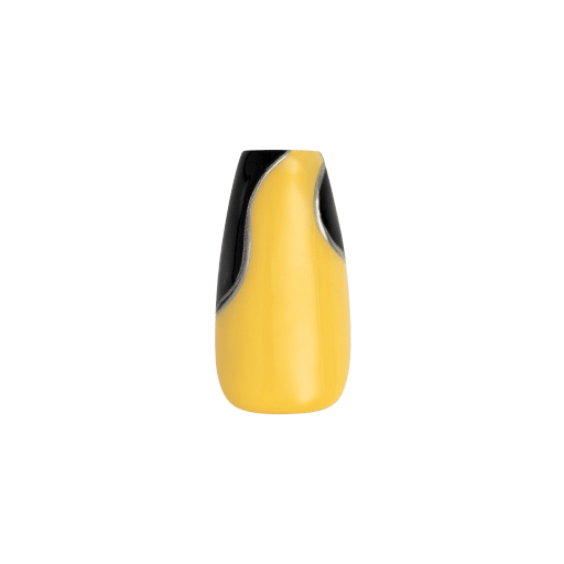 Abstract French nail art