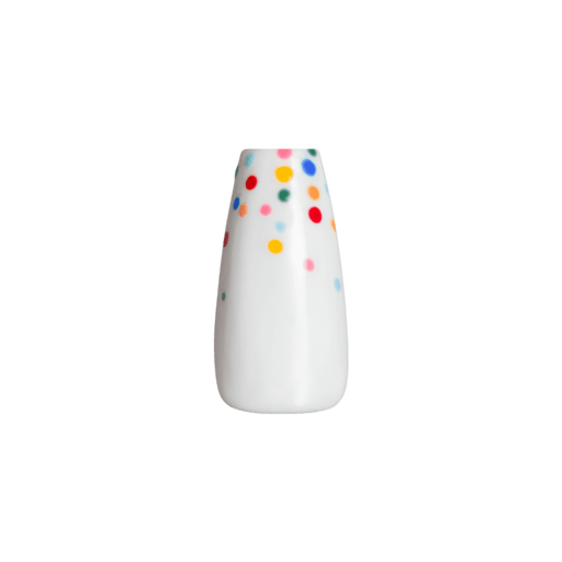 Confetti Tip nail art