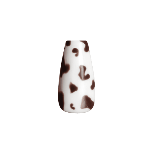 Cow Print nail art