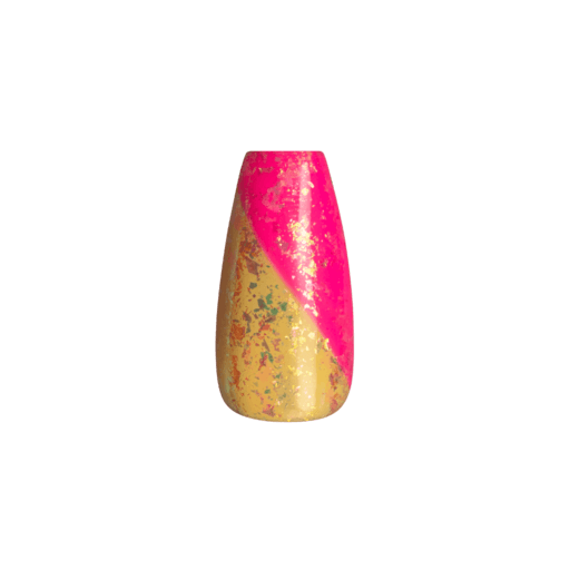 Diagonal Dip nail art