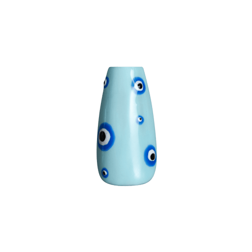 Evil Eyes nail art