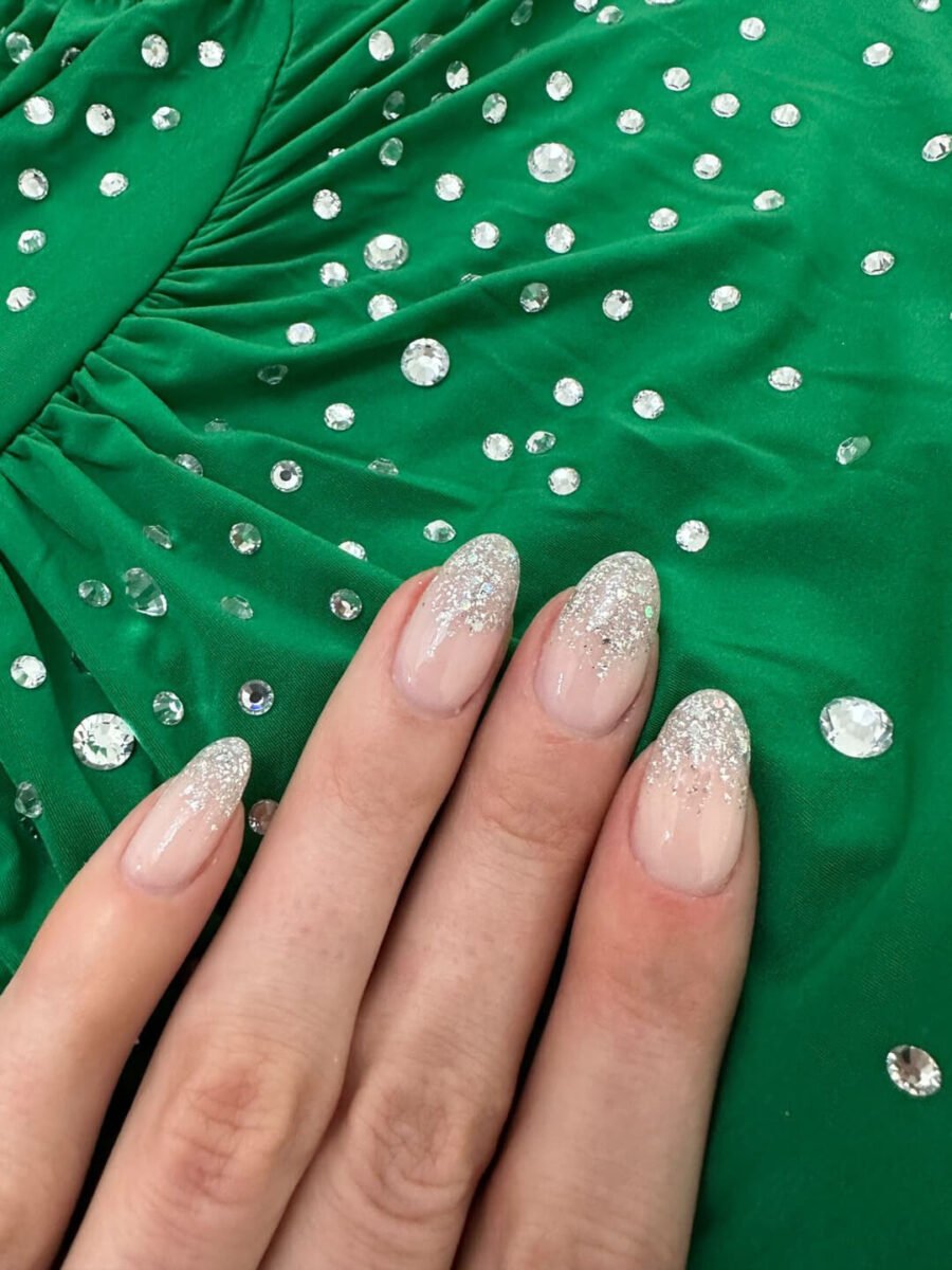 Glitter Christmas Nails Sparkly Festive Nail Art