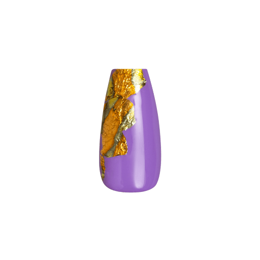 Gold Flake nail art