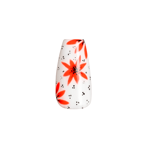Intricate Flowers nail art