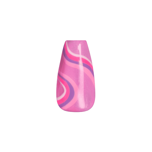 Intricate Swirl nail art