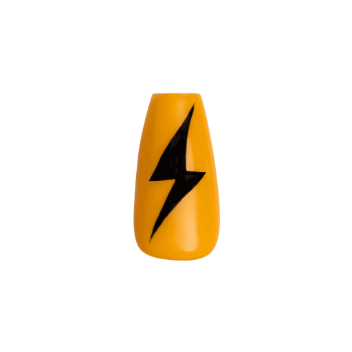 Lightning Bolt nail art