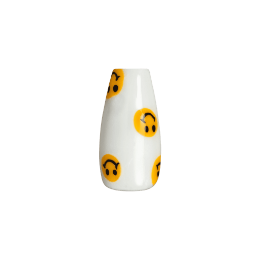 Smiley Faces nail art