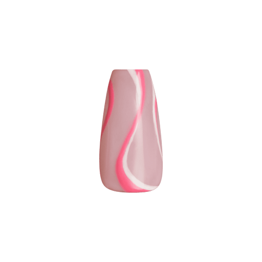 Swirl nail art