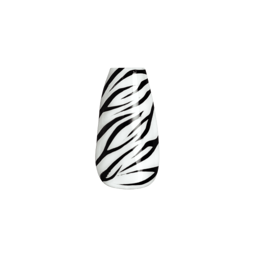 Zebra Print nail art
